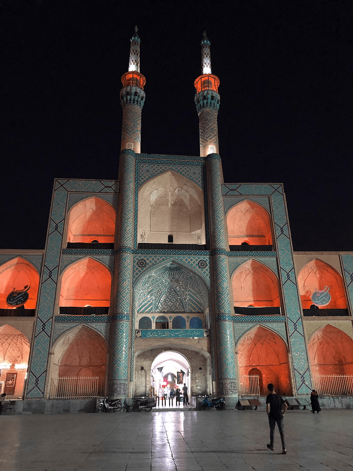 Yazd at night